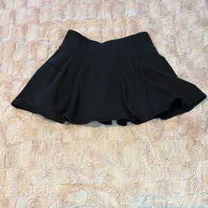 Black Tennis  Skirt